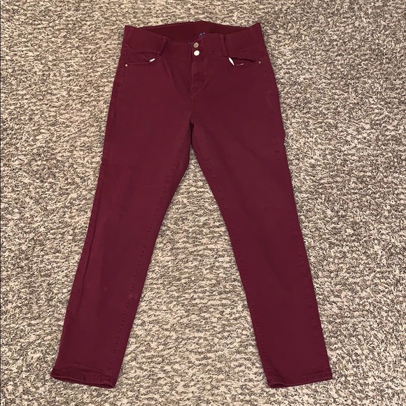 Apt. 9 Denim - Maroon jeans
